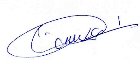 President Suekatsu Tanaka Signature